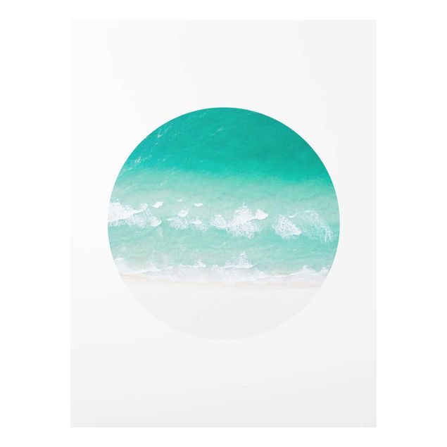 Glass prints landscape The Ocean In A Circle