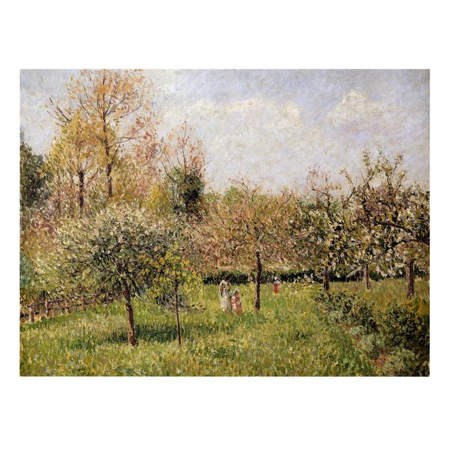 Art style Camille Pissarro - Spring In Eragny