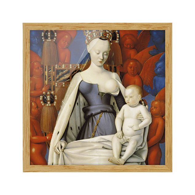 Modern art prints Jean Fouquet - Madonna and Child