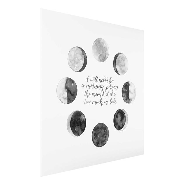 Prints quotes Ode To The Moon - Love