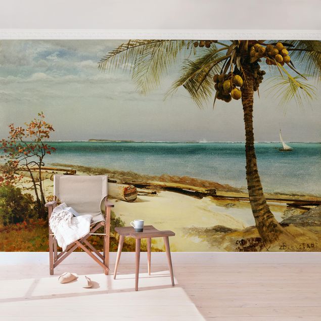 Romantic style art Albert Bierstadt - Tropical Coast