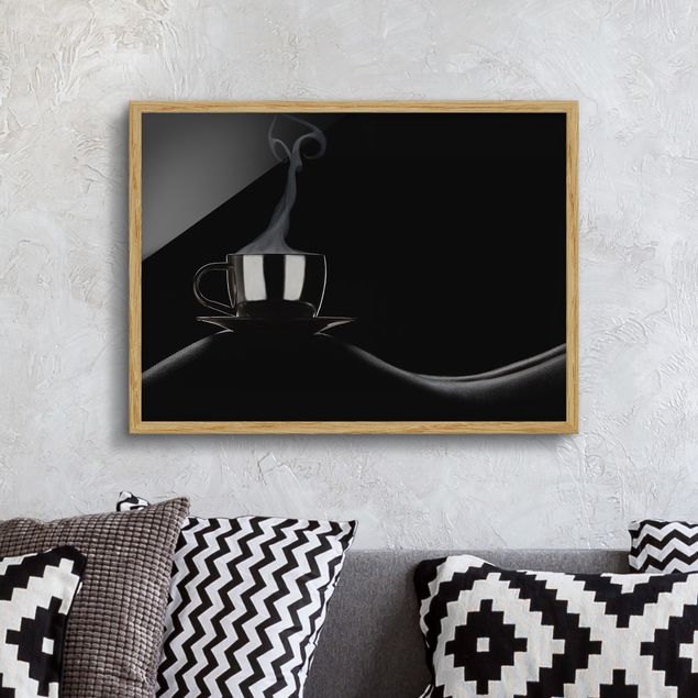 Contemporary art prints Coffee in Bed