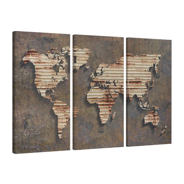 World map canvas Rust World Map