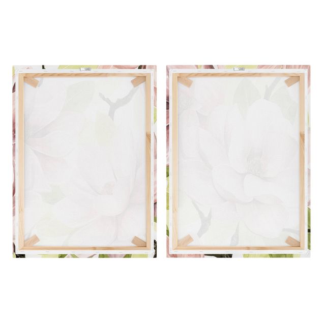 Canvas prints Magnolia Blush Set I