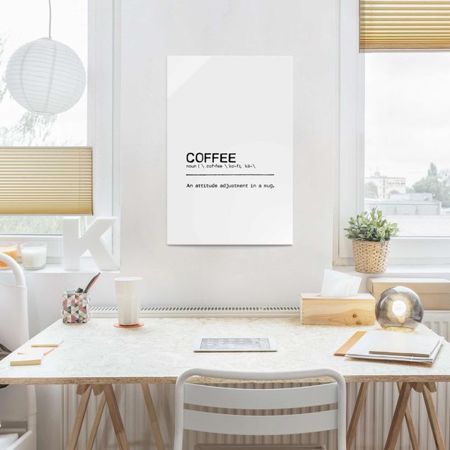 Art prints Definition Coffee Attitude