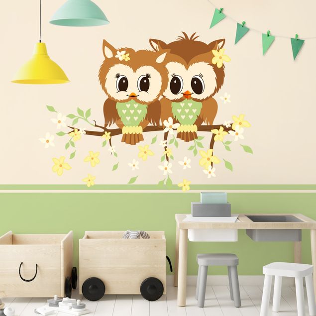 Wall stickers birds Spring is here