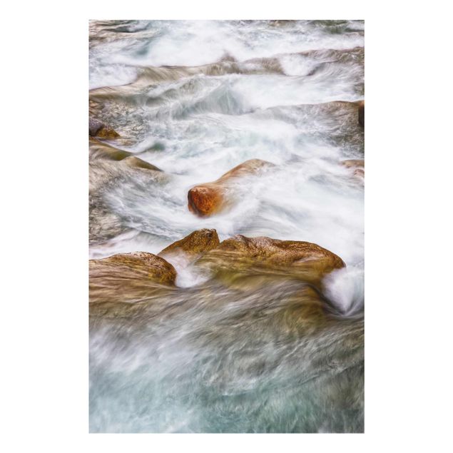 Prints modern The Icy Mountain Stream