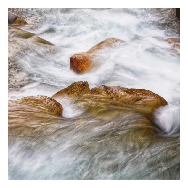 Prints modern The Icy Mountain Stream