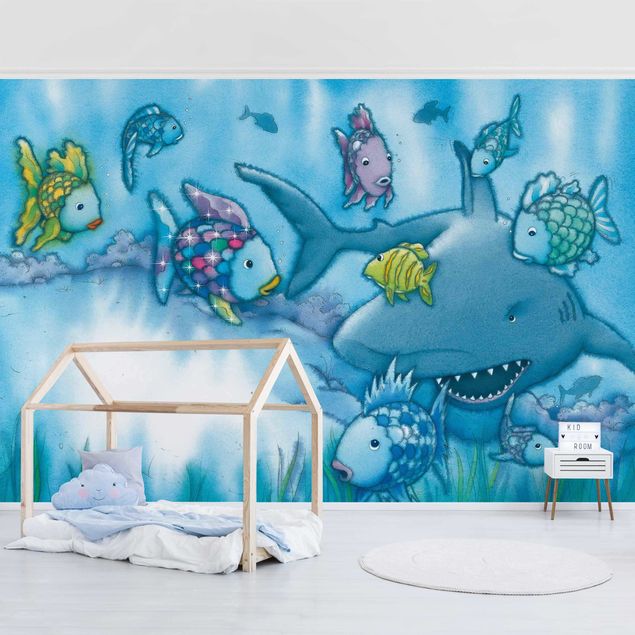 Wallpapers fishes The Rainbow Fish - Shark Attack