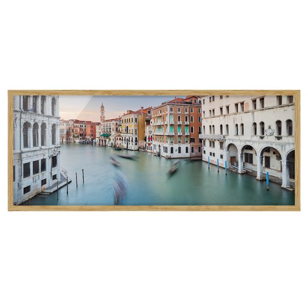 Skyline prints Grand Canal View From The Rialto Bridge Venice
