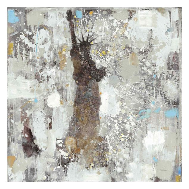Adhesive wallpaper The Statue Of Liberty In Warm Colours