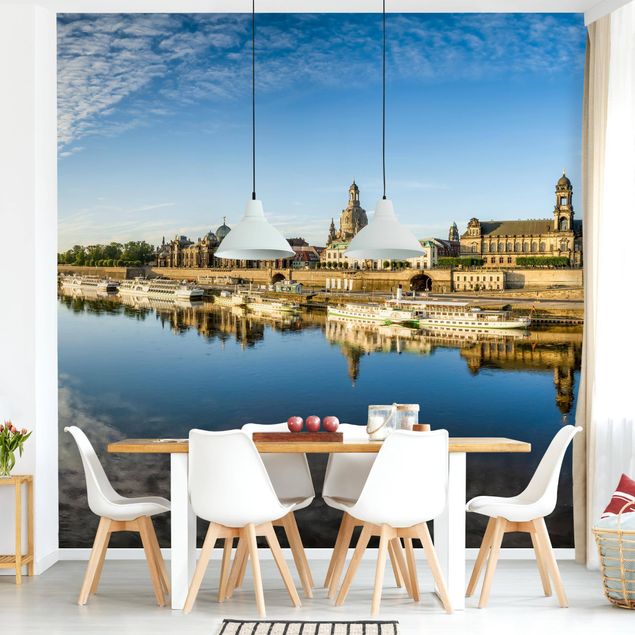 Contemporary wallpaper The White Fleet Of Dresden