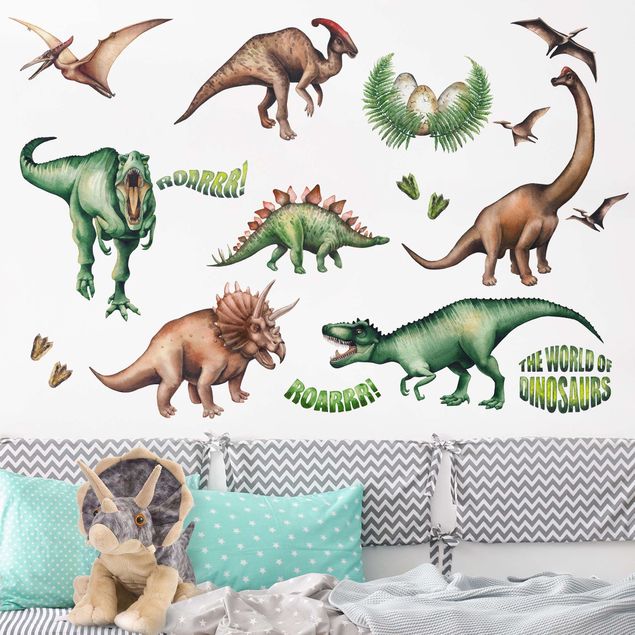 Nursery decoration The world of dinosaurs