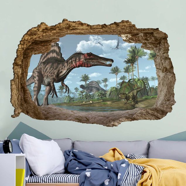 Wall stickers dinosaurs Dinosaur landscape
