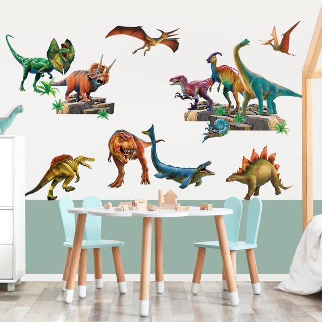 P.D. Moreno prints Dinosaur Mega Set