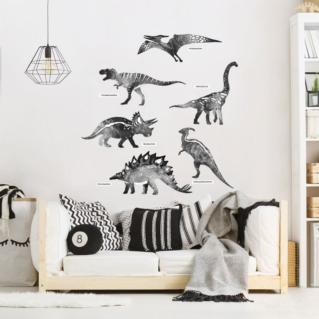 Wall art stickers Dinosaur silhouette