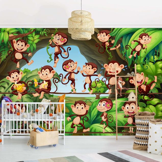 Nursery decoration Jungle Monkeys