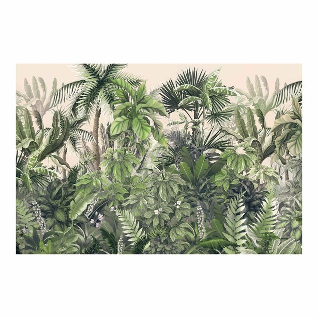 Self adhesive wallpapers Jungle Plants In Green
