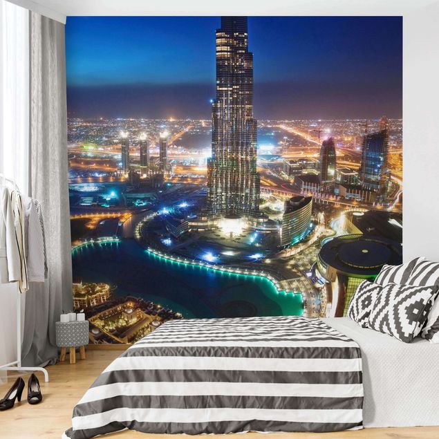 City skyline wallpaper Dubai Marina
