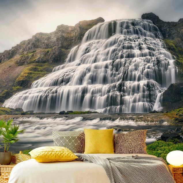 Wallpapers waterfall Dynjandi Waterfall