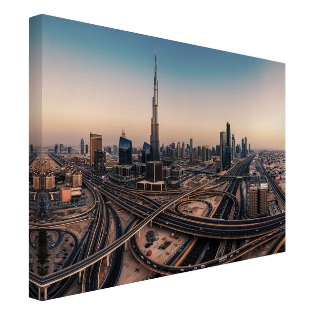 Canvas prints Dubai Abendstimmung in Dubai