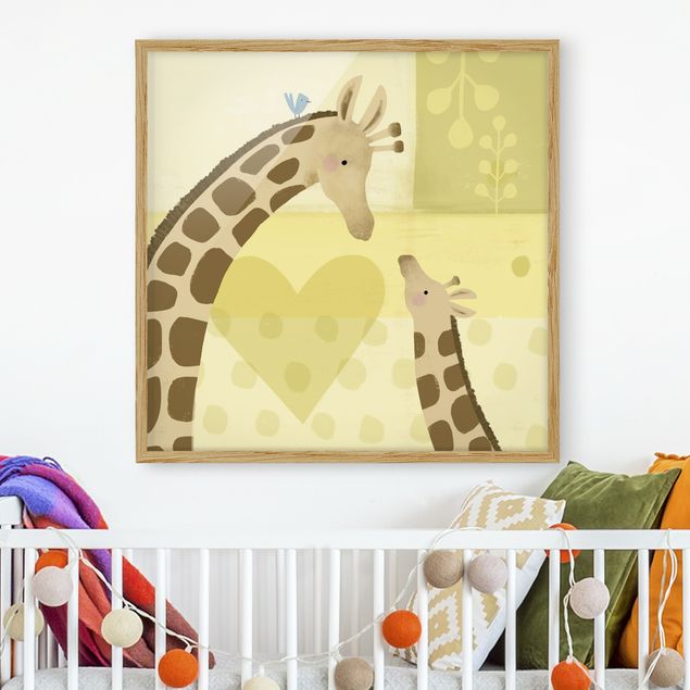 Giraffe art Mum And I - Giraffes