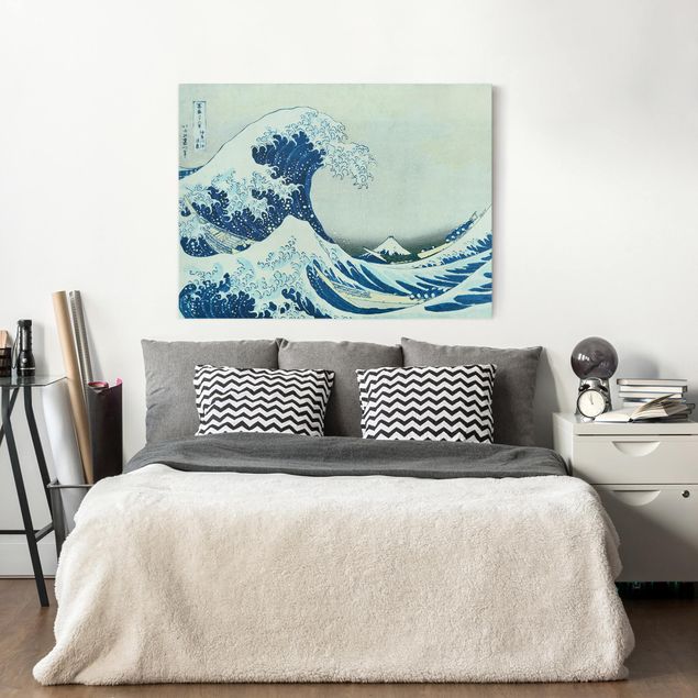 Landscape canvas prints Katsushika Hokusai - The Great Wave At Kanagawa