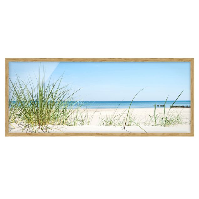 Beach canvas art Baltic Sea Coast