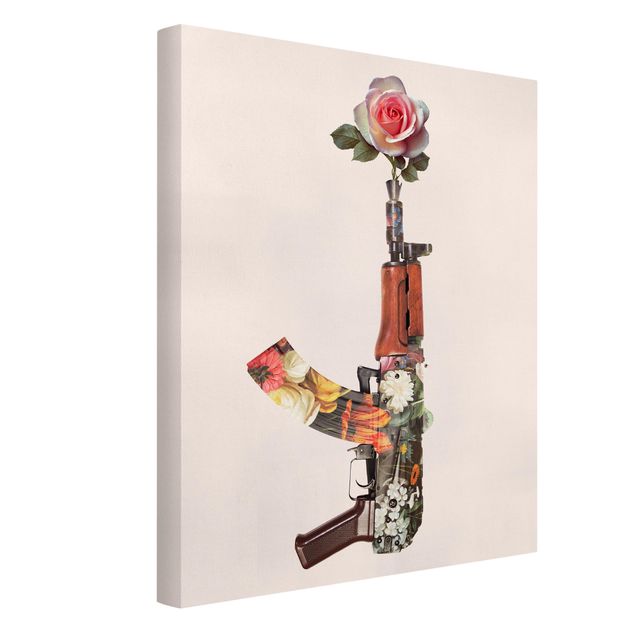Canvas art prints Weapon With Rose