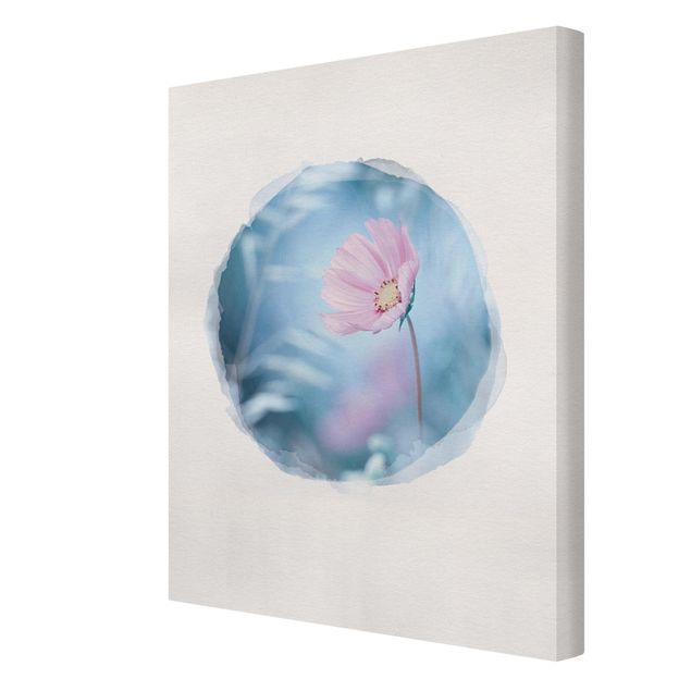 Canvas prints WaterColours - Bloom In Pastel