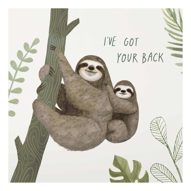 Prints Sloth Sayings - Back