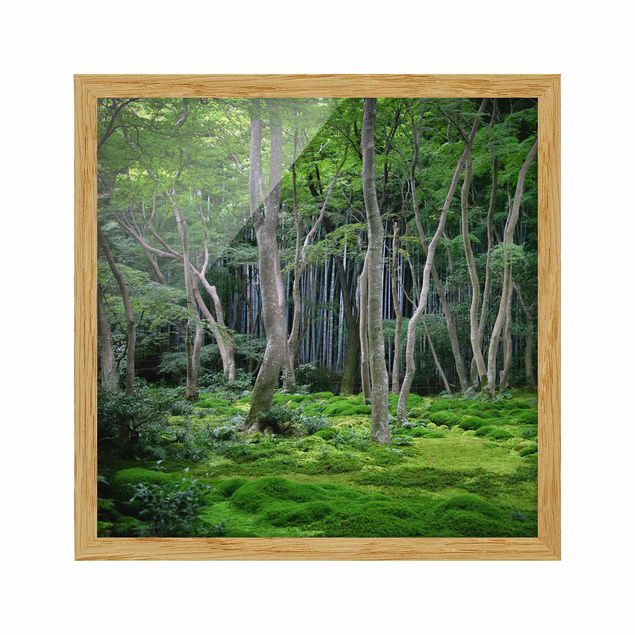 Modern art prints Japanese Forest