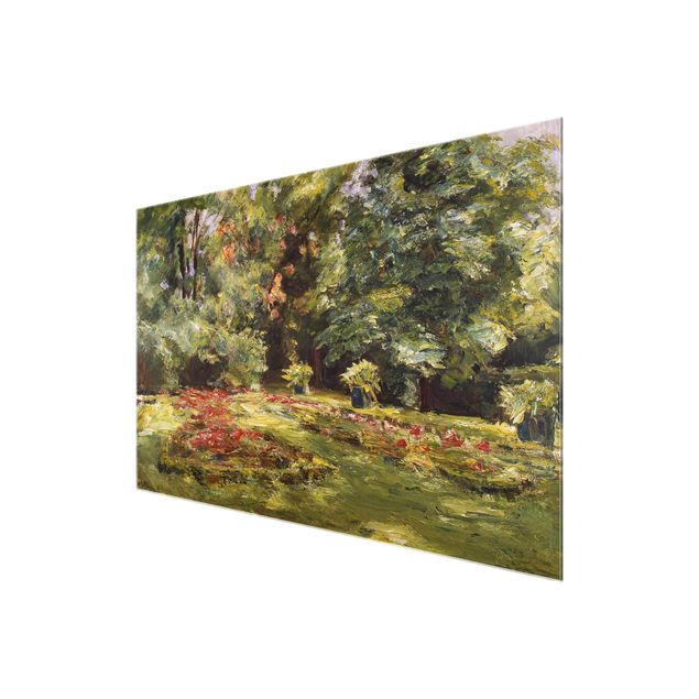 Prints trees Max Liebermann - Flower Terrace Wannseegarten