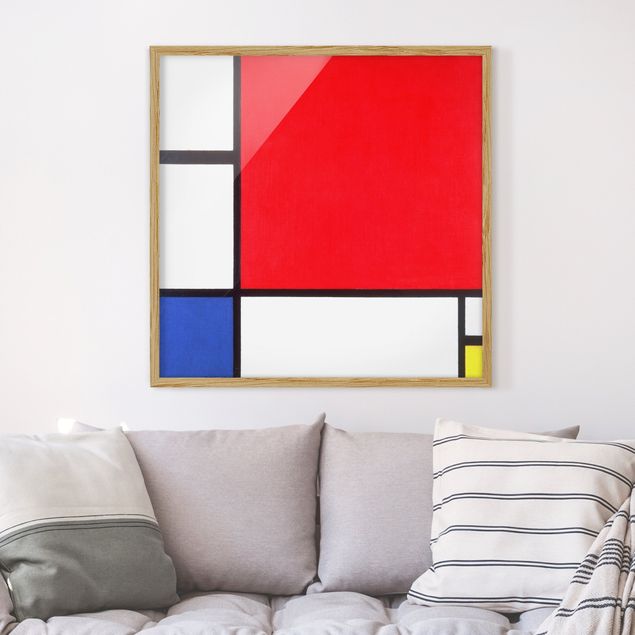 Abstract impressionism Piet Mondrian - Composition With Red Blue Yellow