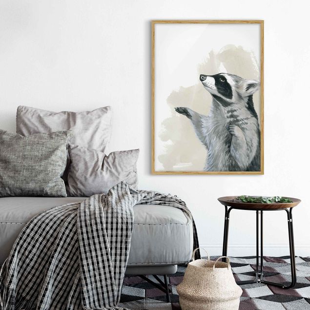 Animal canvas Forest Friends - Raccoon