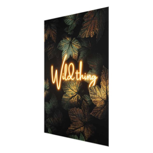 Elisabeth Fredriksson poster Wild Thing Golden Leaves