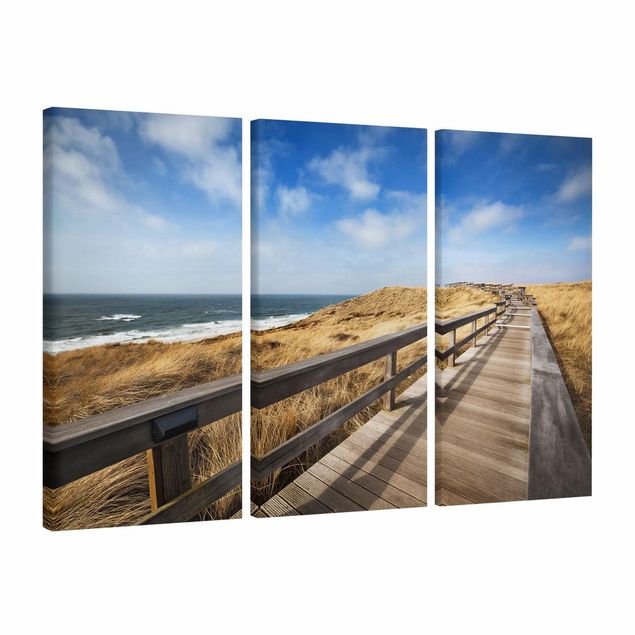 Sand dunes wall art Stroll At The North Sea