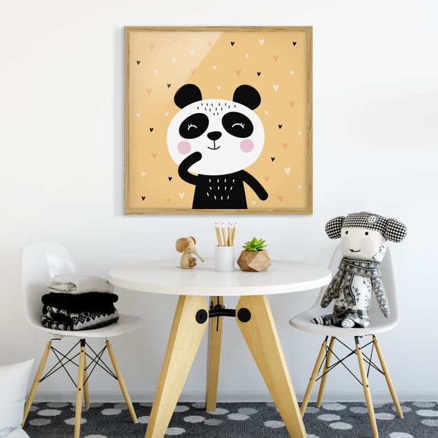 Animal canvas The Happiest Panda