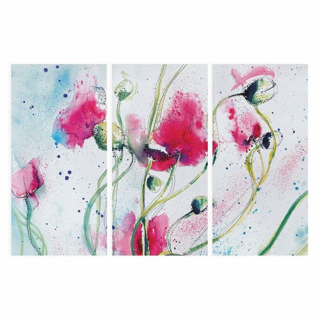 Prints flower Painted Poppies
