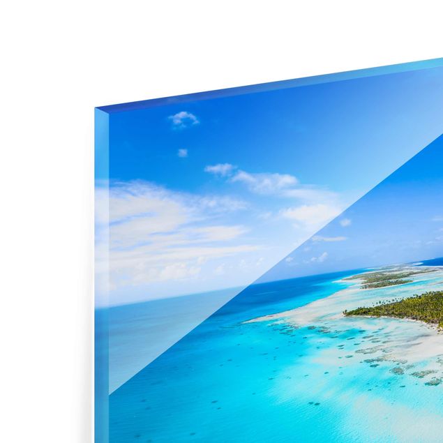 Glass prints beach Paradise On Earth