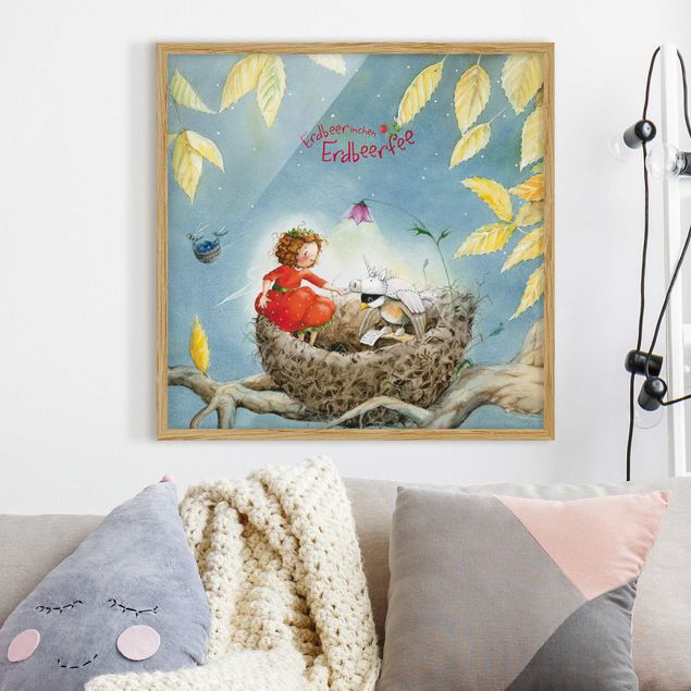 Kids room decor Little Strawberry Strawberry Fairy - Sparrow