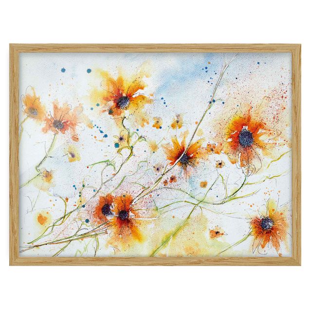Floral picture Painted Flowers
