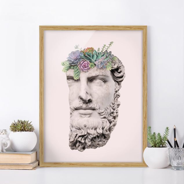 Kitchen Head With Succulents