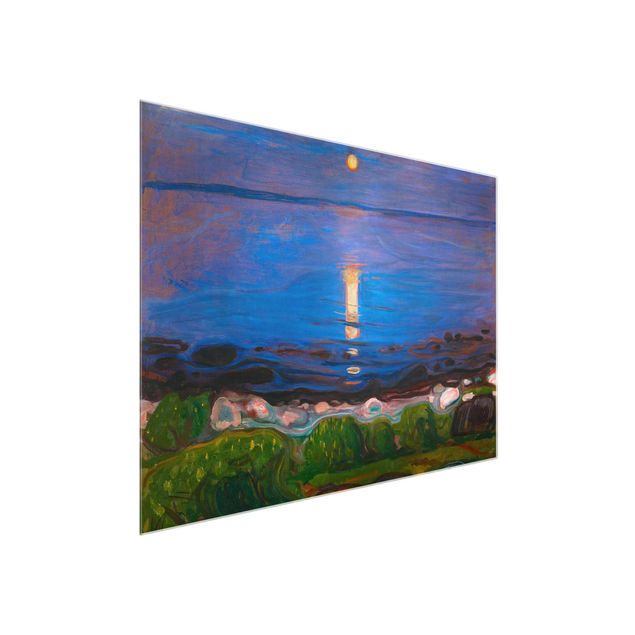 Post impressionism art Edvard Munch - Summer Night By The Beach