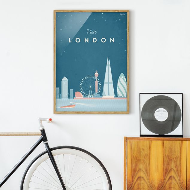 Prints London Travel Poster - London