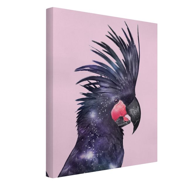 Art posters Cockatoo With Galaxy