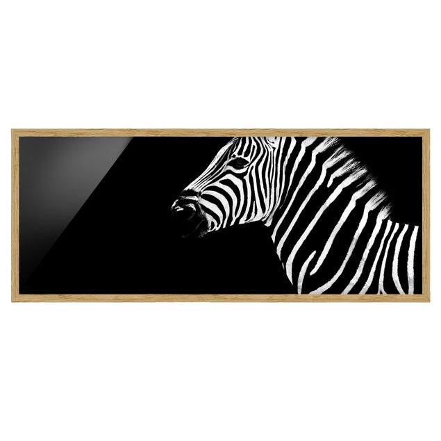 Modern art prints Zebra Safari Art