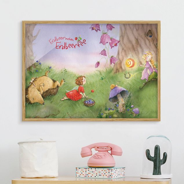 Nursery decoration Little strawberry strawberry fairy- In The Forest