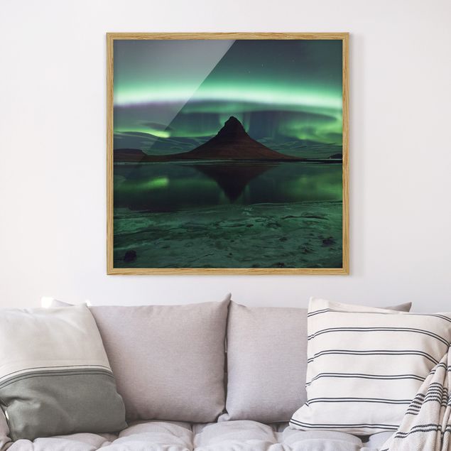 Landscape wall art Northern Lights In Iceland