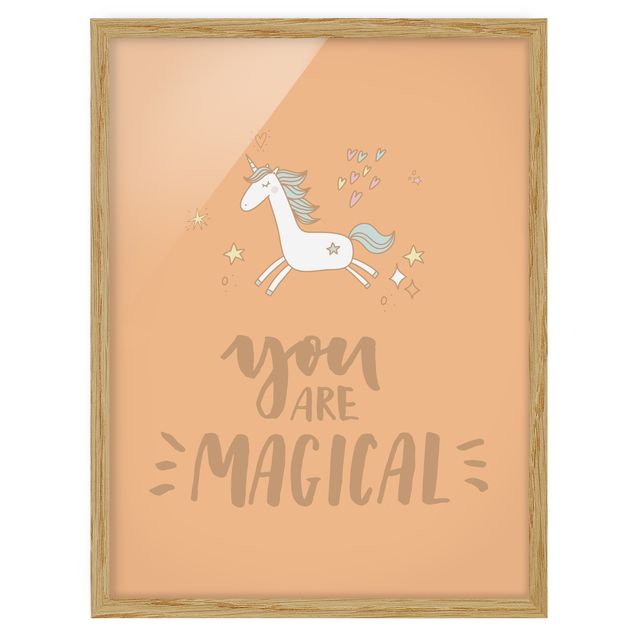 Framed quotes prints You Are Magical Unicorn